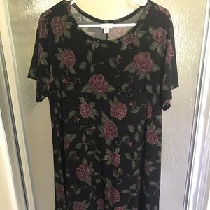 LuLaRoe Carly digital roses used